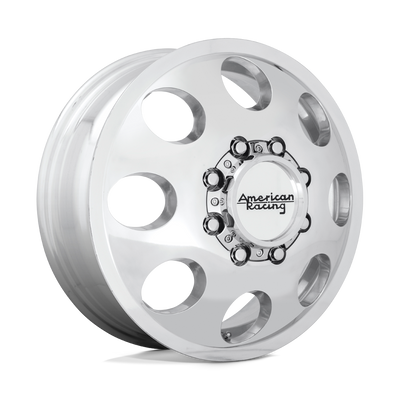 American Racing - AR204 BAJA DUALLY - Polished - POLISHED - 16" x 6", 111 Offset, 8x165.1 (Bolt Pattern), 125.1mm HUB