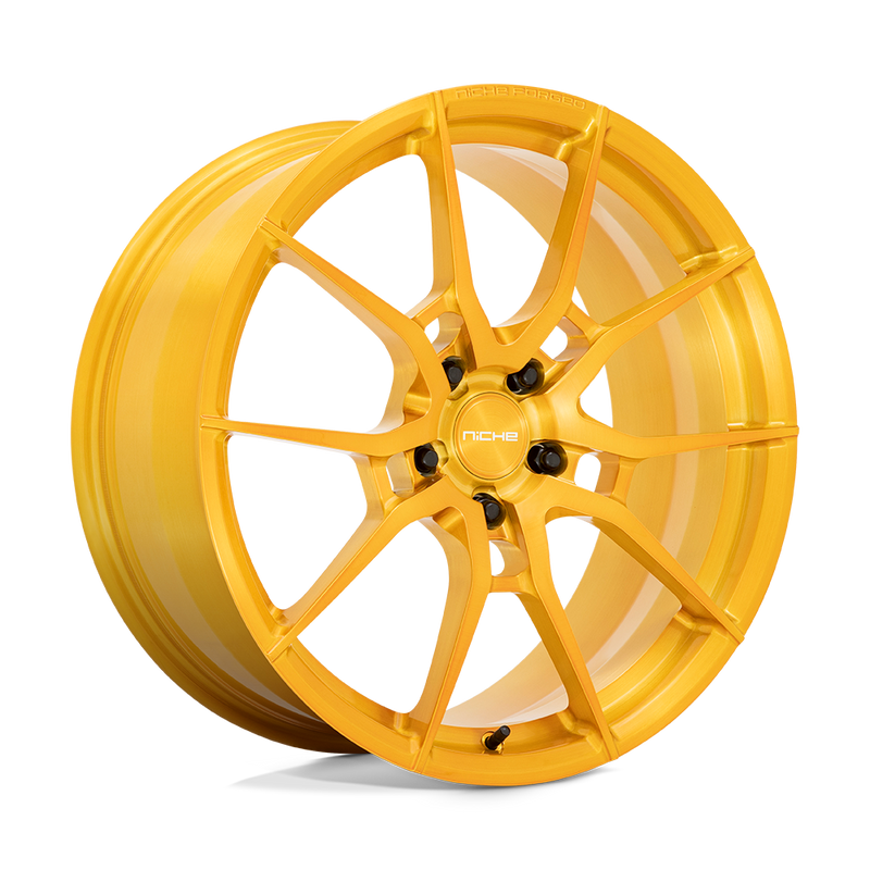 Niche - T112 KANAN - Gold - BRUSHED CANDY GOLD - 20" x 11", 55 Offset, 5x112 (Bolt Pattern), 66.6mm HUB