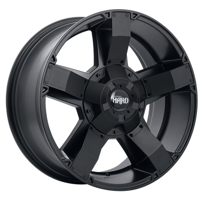 Ruffino Wheels - Helix - Black - Satin Black - 18" x 9", 12 Offset, 8x170 (Bolt Pattern), 125.1mm HUB