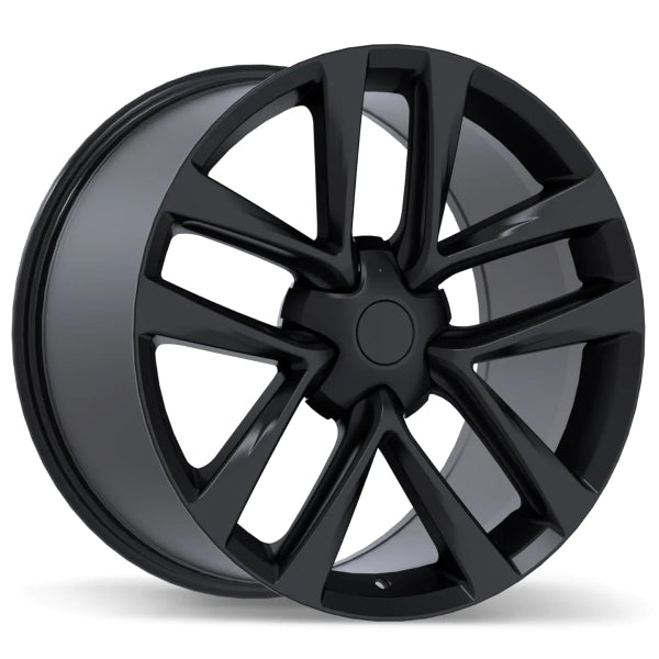 Replika - R264 - Black - Satin Black - 19" x 9.5", 45 Offset, 5x114.3 (Bolt pattern), 64.10mm HUB