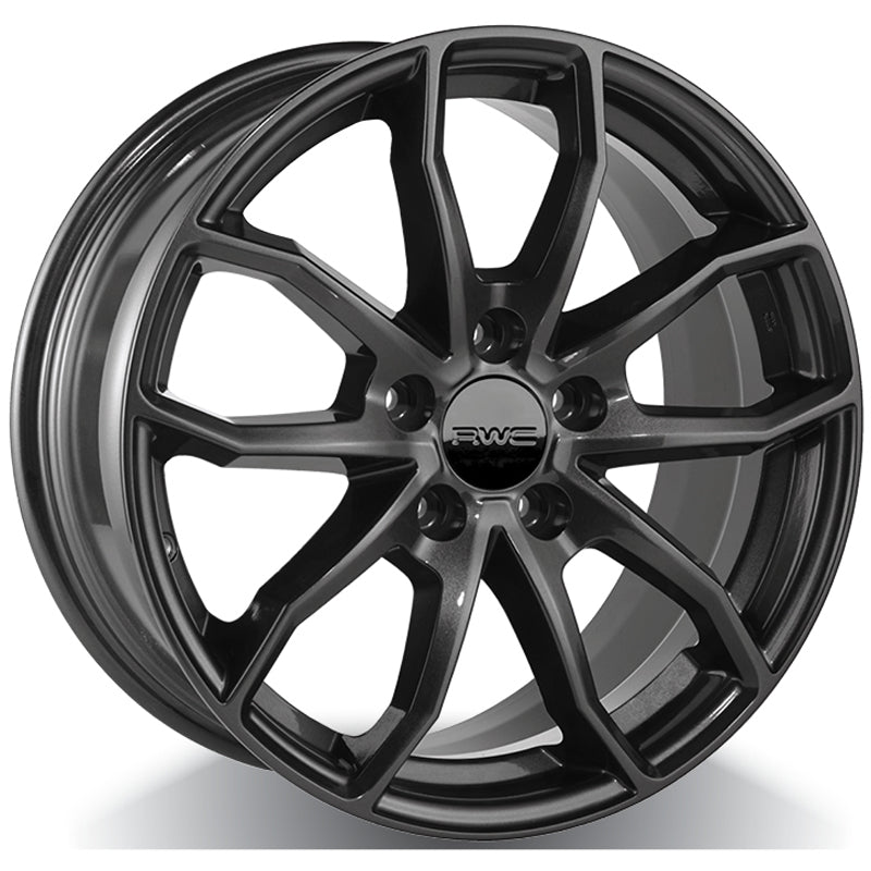 RWC - DC395 - Gunmetal - Anthracite - 18" x 8", 40 Offset, 5x110 (Bolt pattern), 65.10mm HUB