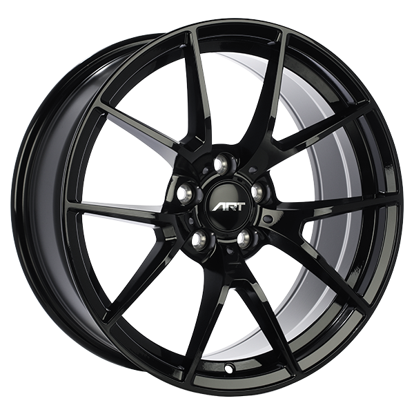 ART - Replica 264 - Black - Gloss Black - 18" x 8", 28 Offset, 5x112 (Bolt Pattern), 66.6mm HUB
