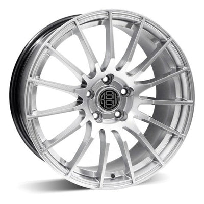 RSSW - Spirit - Silver - Hyper silver - 16" x 6.5", 40 Offset, 5x100 (Bolt Pattern), 73.1mm HUB