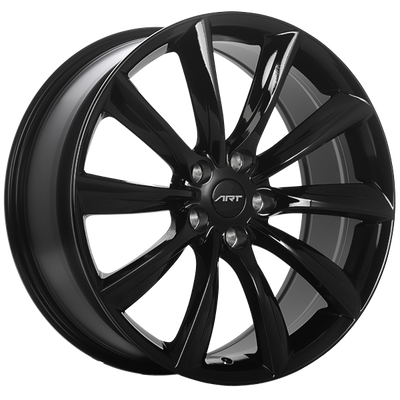 ART - Replica 171 - Black - Satin Black - 19" x 8.5", 35 Offset, 5x114.3 (Bolt Pattern), 64.1mm HUB