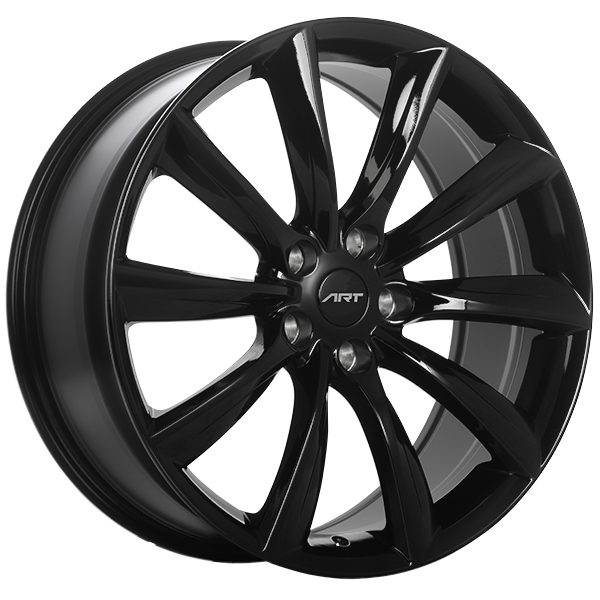 ART - Replica 171 - Black - Satin Black - 19" x 8.5", 35 Offset, 5x114.3 (Bolt Pattern), 64.1mm HUB
