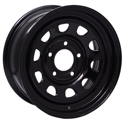 Envy Wheels - 101MB D WINDOW - Black - GLOSS BLACK - 16" x 7", 12 Offset, 5x135 (Bolt Pattern), 87.1mm HUB