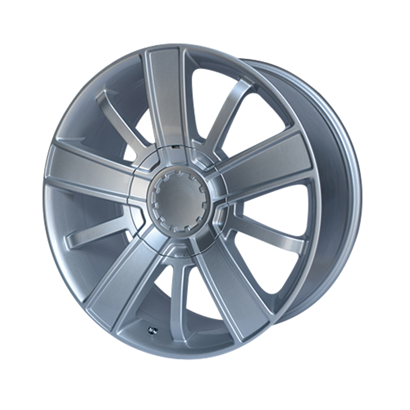 OE Creations - PR153 - Gunmetal - SILVER - 20" x 9", 27 Offset, 6x139.7 (Bolt Pattern), 78.1mm HUB