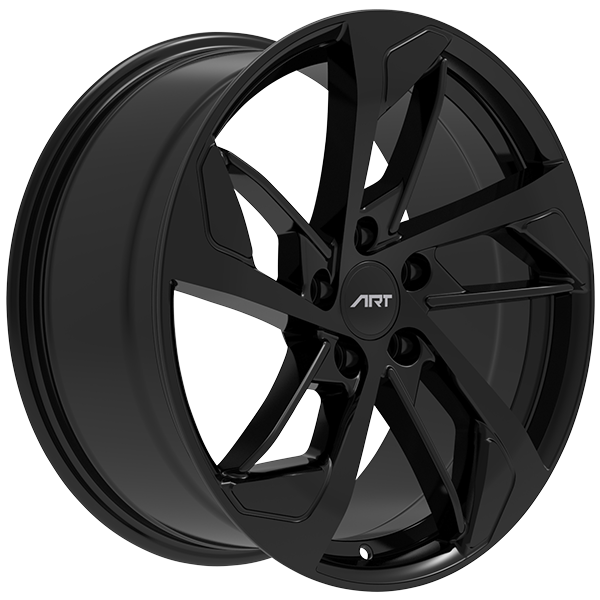 ART - Replica 211 - Black - Gloss Black - 17" x 7.5", 35 Offset, 5x112 (Bolt Pattern), 66.5mm HUB