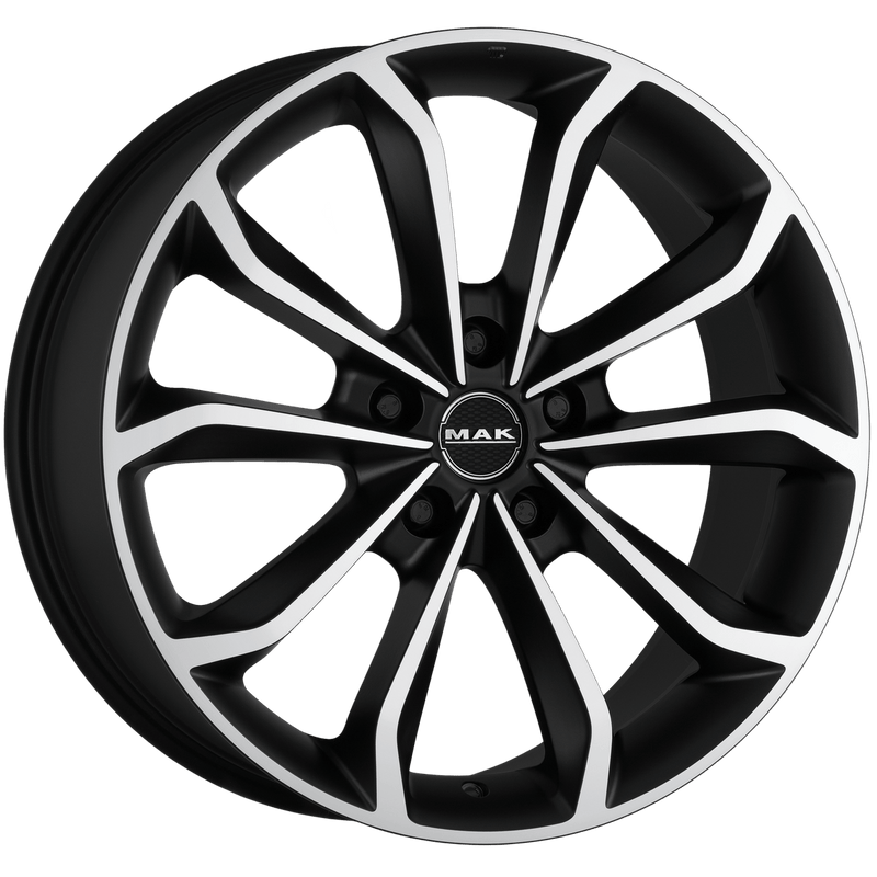 Mak Wheels - XENON - Black - ICE BLACK - 18" x 8", 40 Offset, 5x114.3 (Bolt Pattern), 76mm HUB