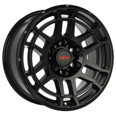 ART - Replica 283 - Black - Satin Black - 17" x 8", 5 Offset, 6x139.7 (Bolt Pattern), 106.1mm HUB