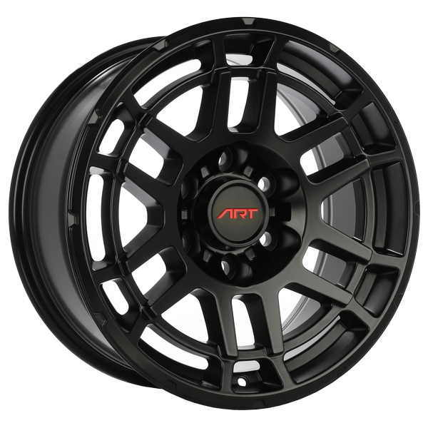 ART - Replica 283 - Black - Satin Black - 17" x 8", 5 Offset, 6x139.7 (Bolt Pattern), 106.1mm HUB