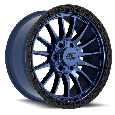 GT Off-Road - Renegade - Other - Midnight Blue with Black Ring - 20" x 10", -18 Offset, 5x127, 139.7 (Bolt Pattern), 78.1mm HUB