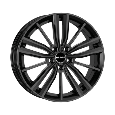 Mak Wheels - VIER - Black - GLOSS BLACK - 17" x 7.5", 38 Offset, 5x112 (Bolt Pattern), 66.5mm HUB