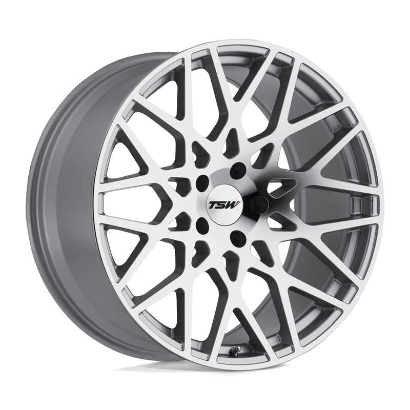 TSW Wheels - VALE - Silver - Silver with Mirror Cut Face - 19" x 8.5", 30 Offset, 5x120 (Bolt Pattern), 76.1mm HUB
