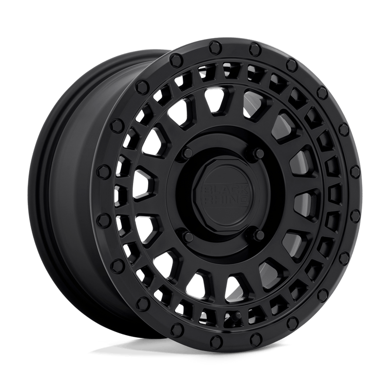 Black Rhino Powersports - PARKER UTV - Black - MATTE BLACK - 15" x 7", 51 Offset, 4x156 (Bolt Pattern), 132mm HUB