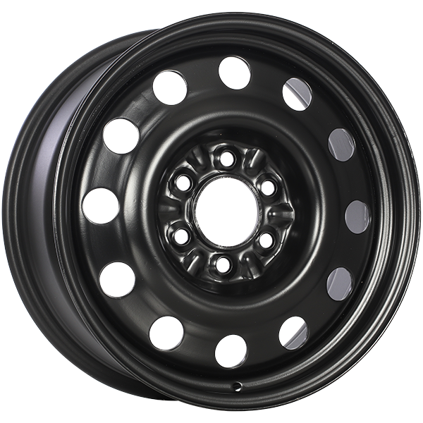 RNB - STEEL WHEEL - Black - Black Armour Coat - 18" x 7.5", 42 Offset, 6x135 (Bolt Pattern), 87.1mm HUB