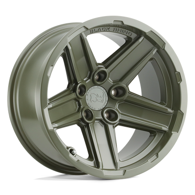 Black Rhino - RECON - Olive Drab Green - 17" x 9.5", -32 Offset, 5x127 (Bolt Pattern), 71.5mm HUB