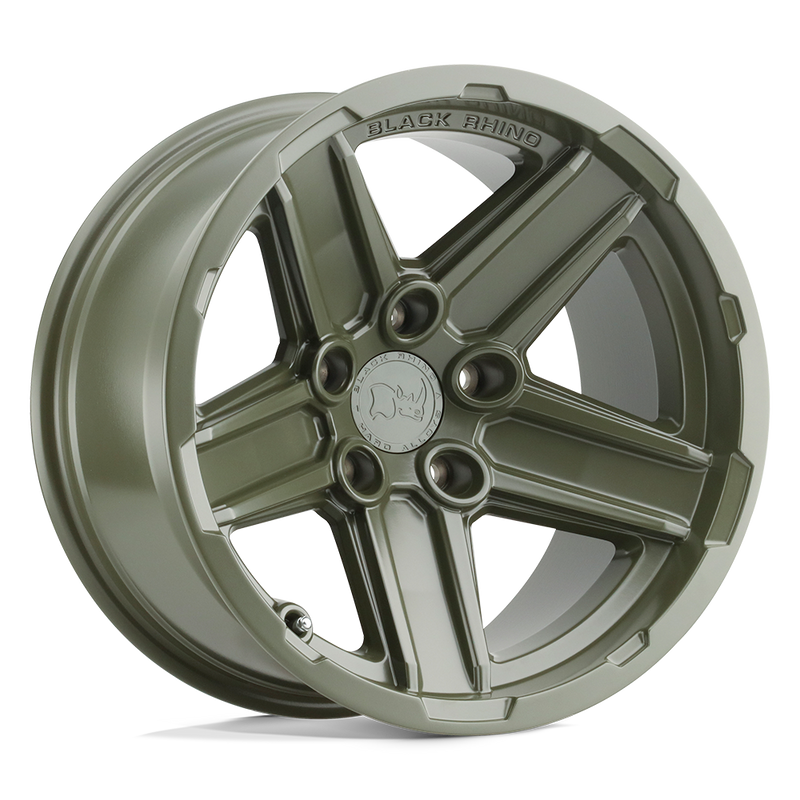 Black Rhino - RECON - Olive Drab Green - 17" x 9.5", -32 Offset, 5x127 (Bolt Pattern), 71.5mm HUB