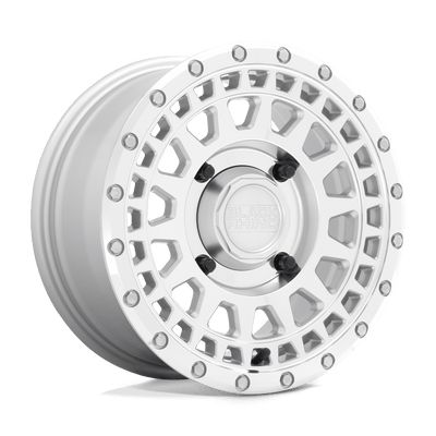 Black Rhino Powersports - PARKER UTV - Silver - SIVLER WITH MIRROR CUT FACE - 15" x 7", 51 Offset, 4x137 (Bolt Pattern), 106.1mm HUB