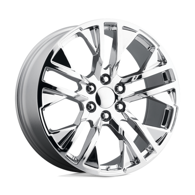 OE Creations - PR187 - Chrome - CHROME - 22" x 9", 24 Offset, 6x139.7 (Bolt Pattern), 78.1mm HUB