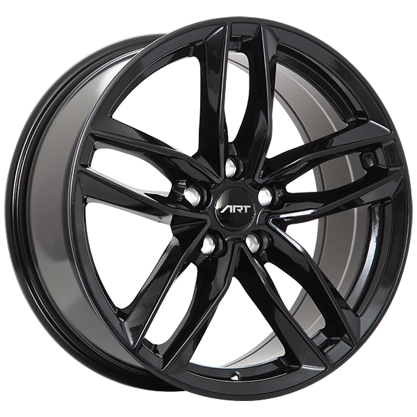 ART - Replica 36 - Black - Gloss Black - 18" x 8", 35 Offset, 5x112 (Bolt Pattern), 66.5mm HUB