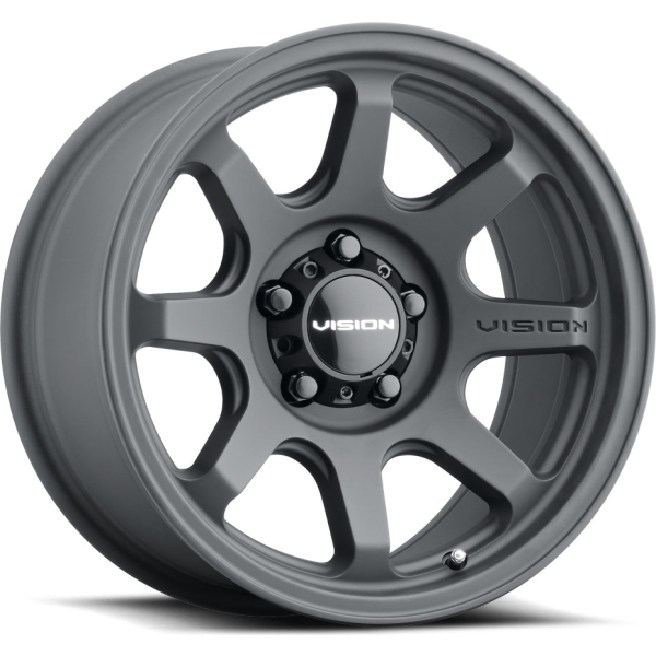 Vision Wheel ATV - 351 2021 - Black - SATIN BLACK - 15" x 7", 13 Offset, 4x136 (Bolt Pattern), 94mm HUB