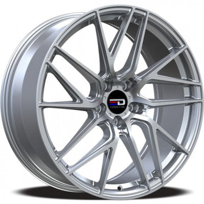 Euro Design - Tech - Silver - Silver - 17" x 7.5", 35 Offset, 5x114.3 (Bolt Pattern), 67.1mm HUB