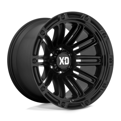 XD Series - XD846 DOUBLE DEUCE - Black - SATIN BLACK - 20" x 12", -44 Offset, 8x165.1 (Bolt Pattern), 125.1mm HUB