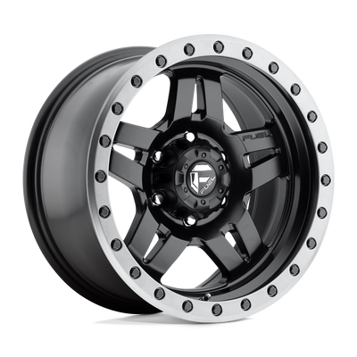 Fuel - D557 ANZA - Black - MATTE BLACK GUN METAL RING - 20" x 9", 1 Offset, 6x135 (Bolt Pattern), 87.1mm HUB