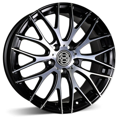 RSSW - Touring - Black - Black Milled Spokes - 17" x 7.5", 40 Offset, 5x105 (Bolt Pattern), 56.6mm HUB