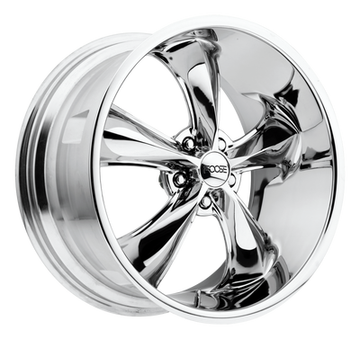 Foose - F105 LEGEND - Chrome - CHROME PLATED - 17" x 9", 7 Offset, 5x114.3 (Bolt Pattern), 72.56mm HUB