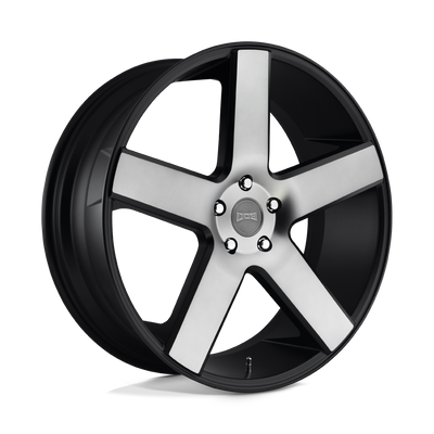 DUB - S116 BALLER - Black - MATTE BLACK DOUBLE DARK TINT - 22" x 8.5", 35 Offset, 5x120 (Bolt Pattern), 72.6mm HUB