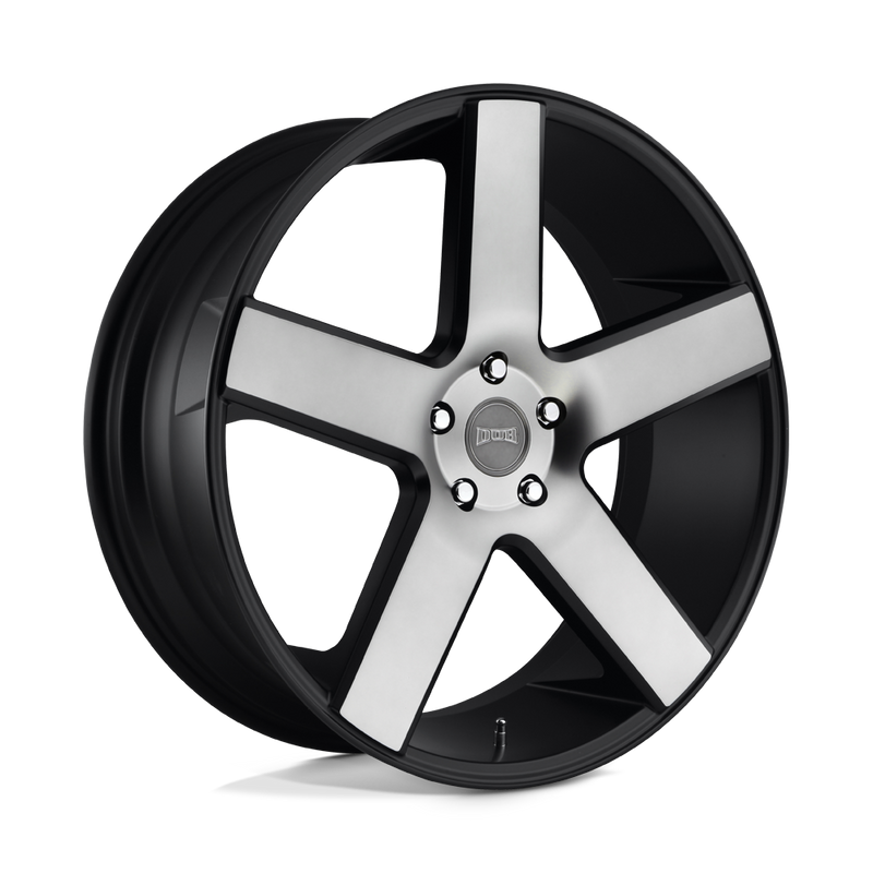 DUB - S116 BALLER - Black - MATTE BLACK DOUBLE DARK TINT - 22" x 8.5", 35 Offset, 5x120 (Bolt Pattern), 72.6mm HUB