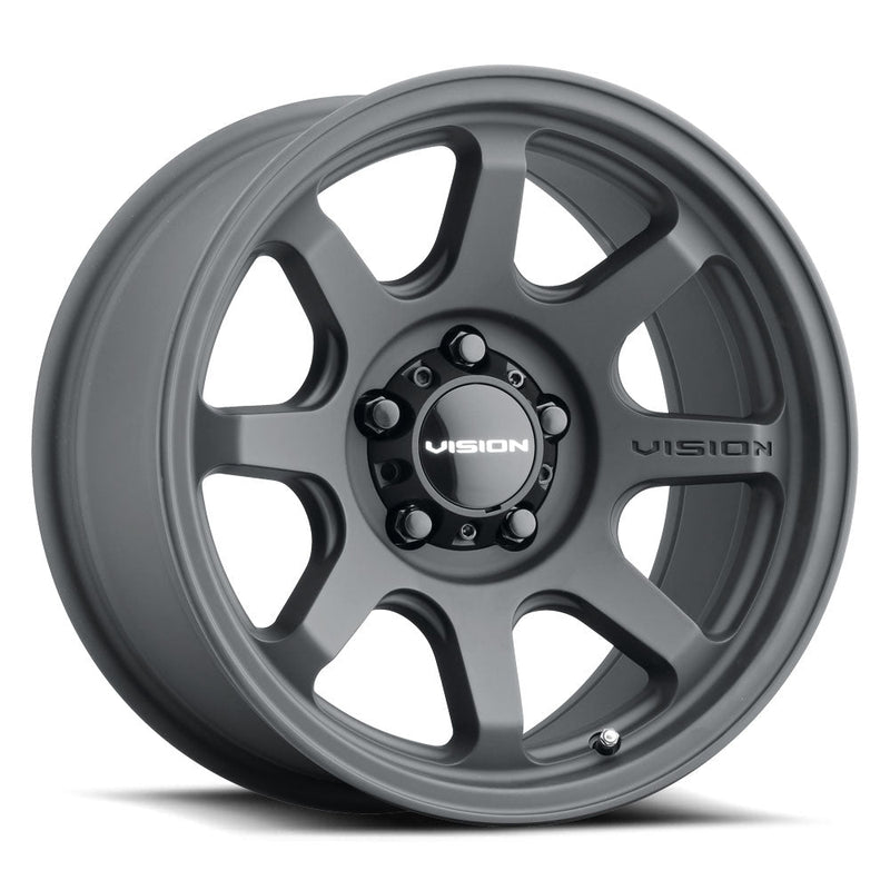 Vision Wheel Off-Road - 351 FLOW - Black - Satin Black - 16" x 8", 0 Offset, 5x114.3 (Bolt Pattern), 83mm HUB