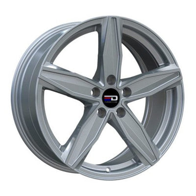 Euro Design - Berlin - Silver - Silver - 17" x 7.5", 42 Offset, 5x100 (Bolt Pattern), 56.1mm HUB