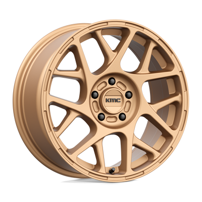 KMC Wheels - KM708 BULLY - Bronze - MATTE BRONZE - 17" x 8", 38 Offset, 5x114.3 (Bolt Pattern), 72.6mm HUB