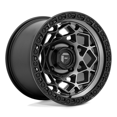Fuel UTV - D784 UNIT UTV - Gunmetal - GUNMETAL WITH MATTE BLACK RING - 15" x 7", 10 Offset, 4x156 (Bolt Pattern), 132mm HUB