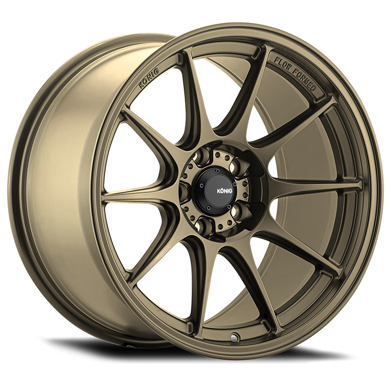 Konig - Dekagram - Bronze - Gloss Bronze - 17" x 8", 40 Offset, 5x100 (Bolt Pattern), 73.1mm HUB