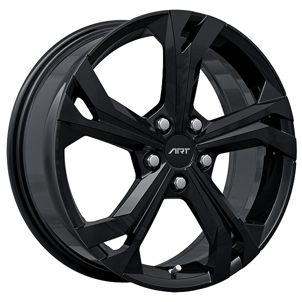 ART - Replica 258 - Black - Gloss Black - 18" x 7", 35 Offset, 5x112 (Bolt Pattern), 57.1mm HUB