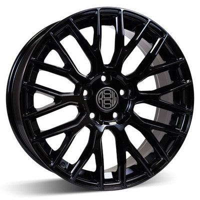 RSSW - Custom - Black - Gloss Black - 18" x 8", 35 Offset, 5x120 (Bolt Pattern), 72.6mm HUB