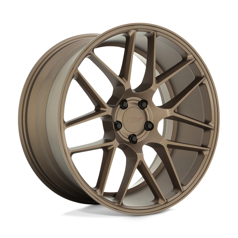 TSW Wheels - TAMBURELLO - Bronze - Matte Bronze - 20" x 10", 40 Offset, 5x112 (Bolt Pattern), 66.6mm HUB