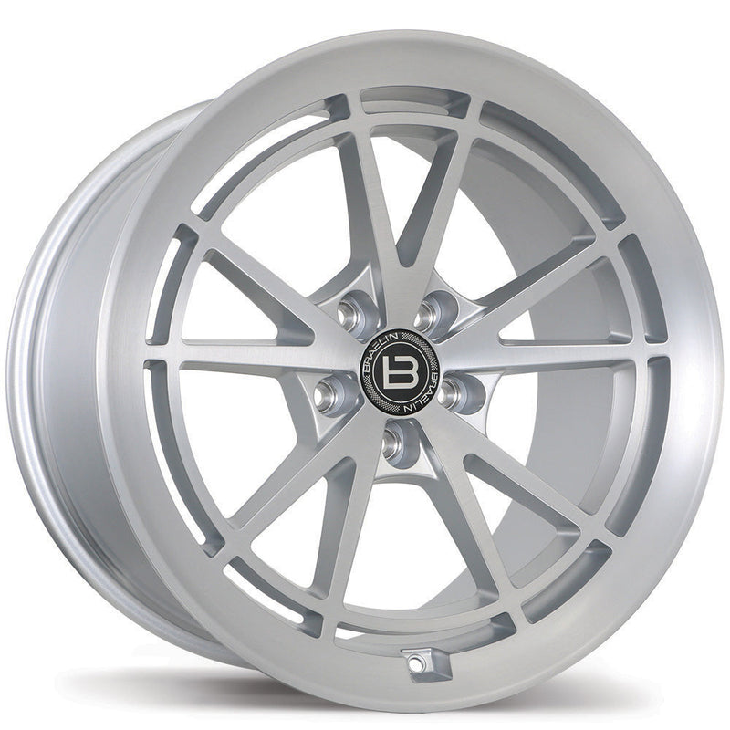 Braelin - BR11 - Silver - Satin Silver With Satin Machined Face - 19" x 11", 25 Offset, 5x120.65 (Bolt Pattern), 74mm HUB