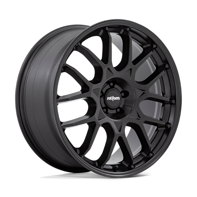 Rotiform - R195 ZWS - Black - Matte Black - 22" x 10", 25 Offset, 5x112 (Bolt Pattern), 66.6mm HUB