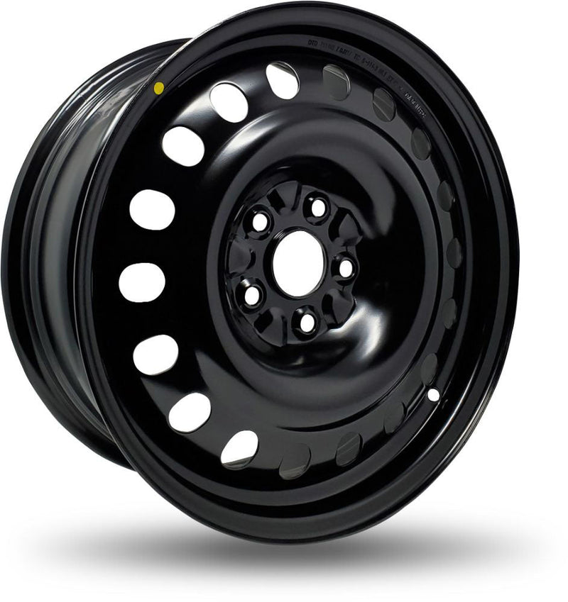 DTD - Steel - Black - Black - 17" x 7", 42 Offset, 5x114.3 (Bolt Pattern), 60.1mm HUB