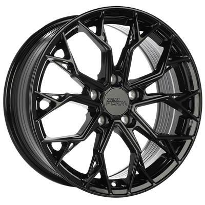 720 Form - RF1-V - Black - Gloss Black - 20" x 10.5", 35 Offset, 5x114.3 (Bolt Pattern), 73.1mm HUB