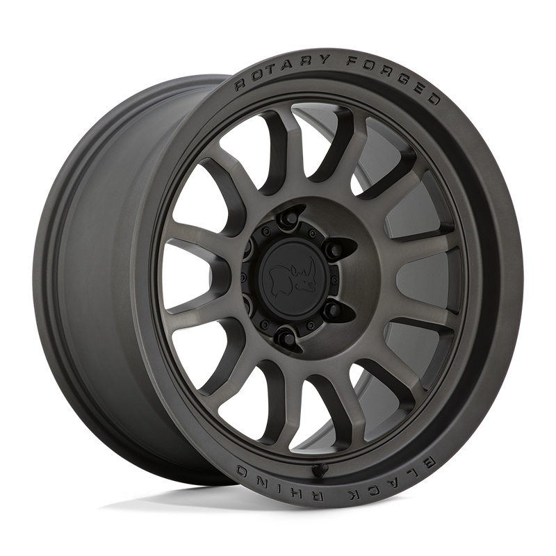 Black Rhino - RAPID - Gunmetal - MATTE BRUSHED GUNMETAL - 18" x 8.5", 0 Offset, 6x139.7 (Bolt Pattern), 112.1mm HUB