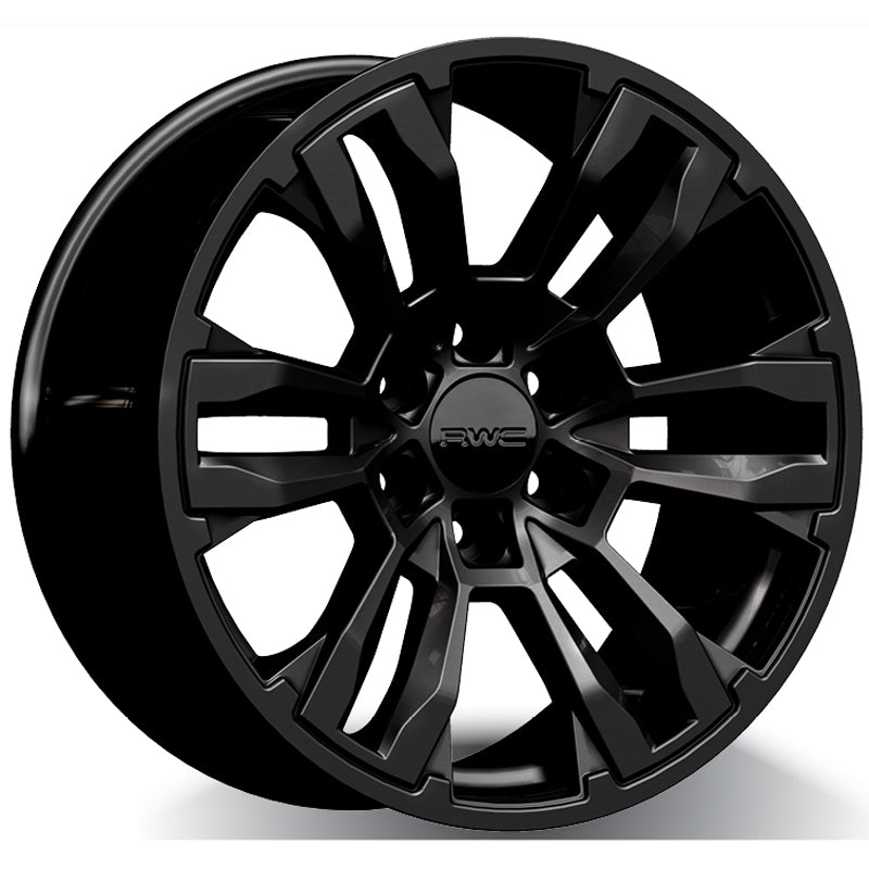 RWC - GM440 - Black - Gloss Black - 20" x 9", 35 Offset, 6x132 (Bolt pattern), 74.5mm HUB