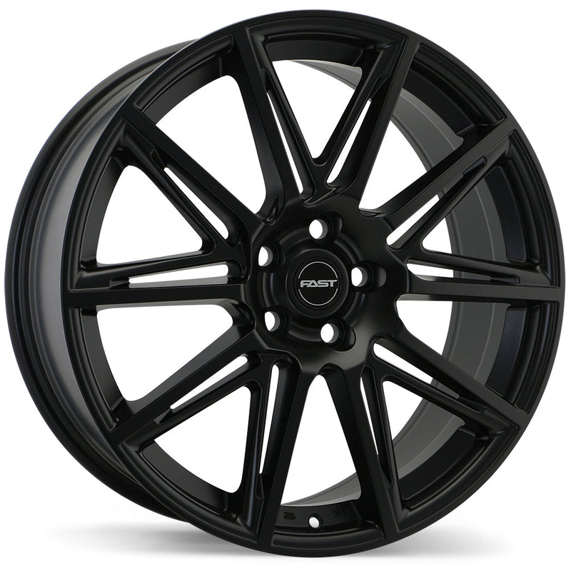 Fast Wheels - Switch - Black - Satin Black - 20" x 8", 45 Offset, 5x114.3 (Bolt Pattern), 66.1mm HUB