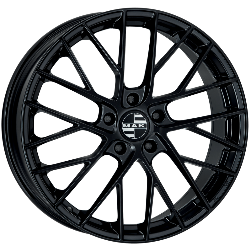 Mak Wheels - MONACO - Black - GLOSS BLACK - 20" x 8.5", 51 Offset, 5x130 (Bolt Pattern), 71.6mm HUB