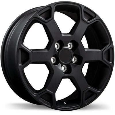 Replika - R243 - Black - Satin Black - 18" x 7.5", 40 Offset, 5x114.3 (Bolt Pattern), 60.1mm HUB